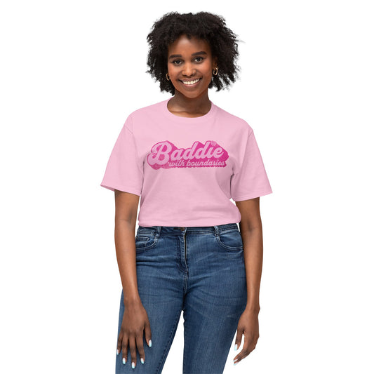 Baddie With Boundaries T-shirt Classic Pink