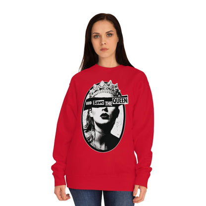 Taylor Swift | God Save The Queen | Unisex Sweatshirt Team Red