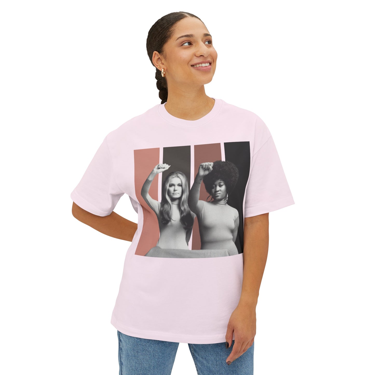 Feminist Icon T-Shirt Soft Pink