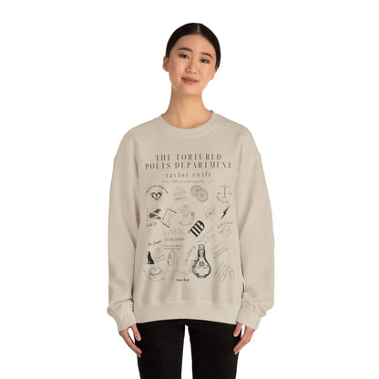 Taylor Swift TTPD Tracklist Sweatshirt