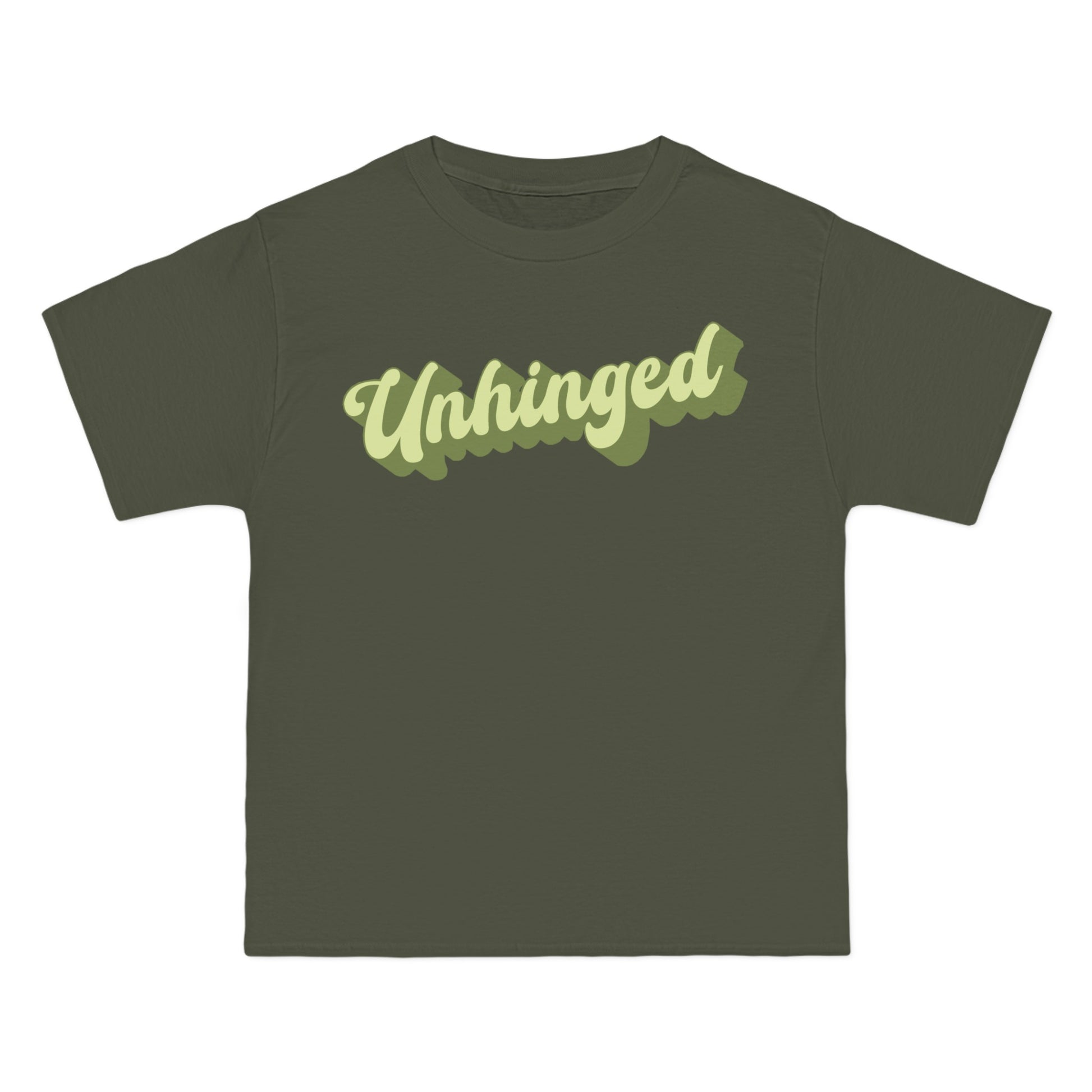 Retro "Unhinged" Oversized Graphic Tee