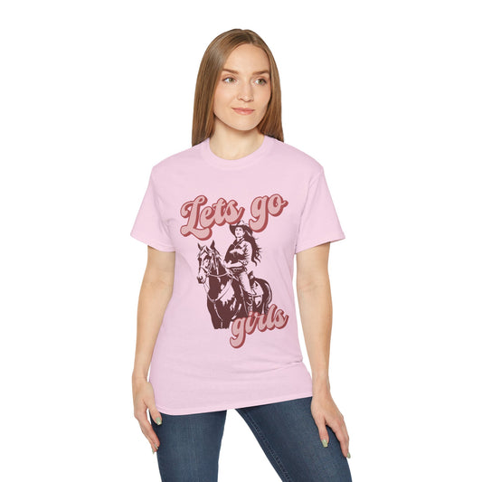 Let's Go Girls T-Shirt Light Pink