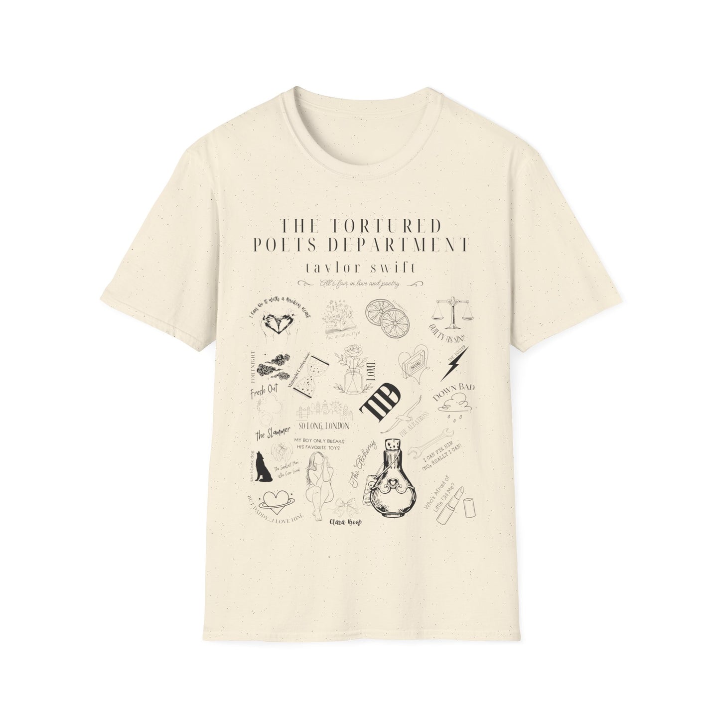 Taylor Swift TTPD Tracklist T-Shirt