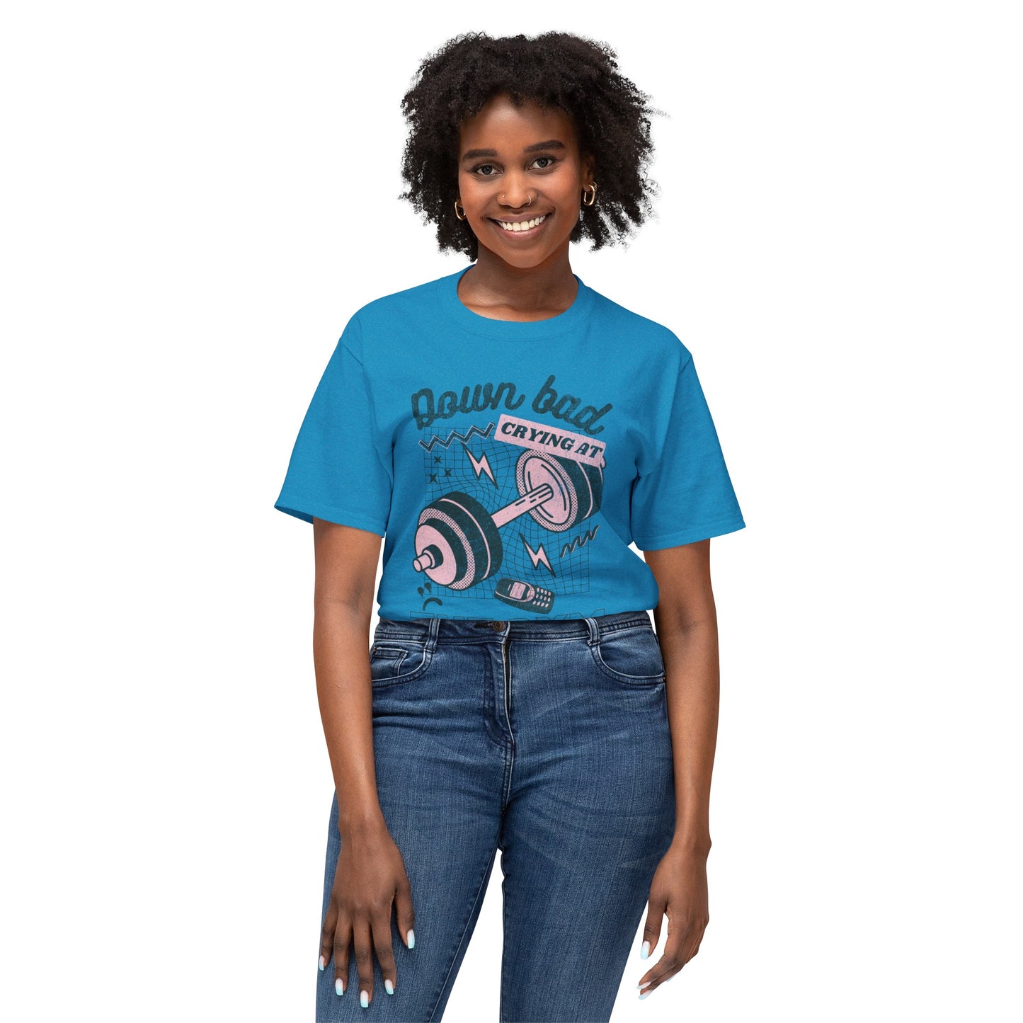 Down Bad T-shirt Turquoise Heather