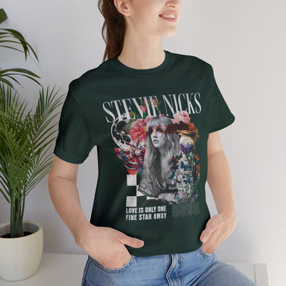 Stevie Nicks Unisex Jersey T-Shirt Forest