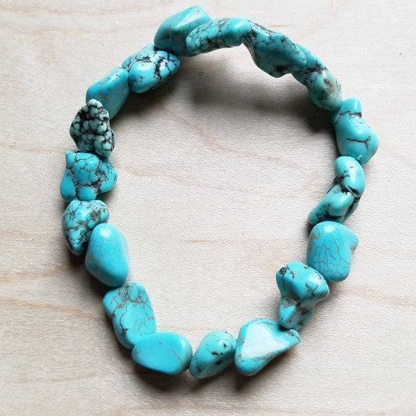 Chunky Turquoise Bracelet blue 1