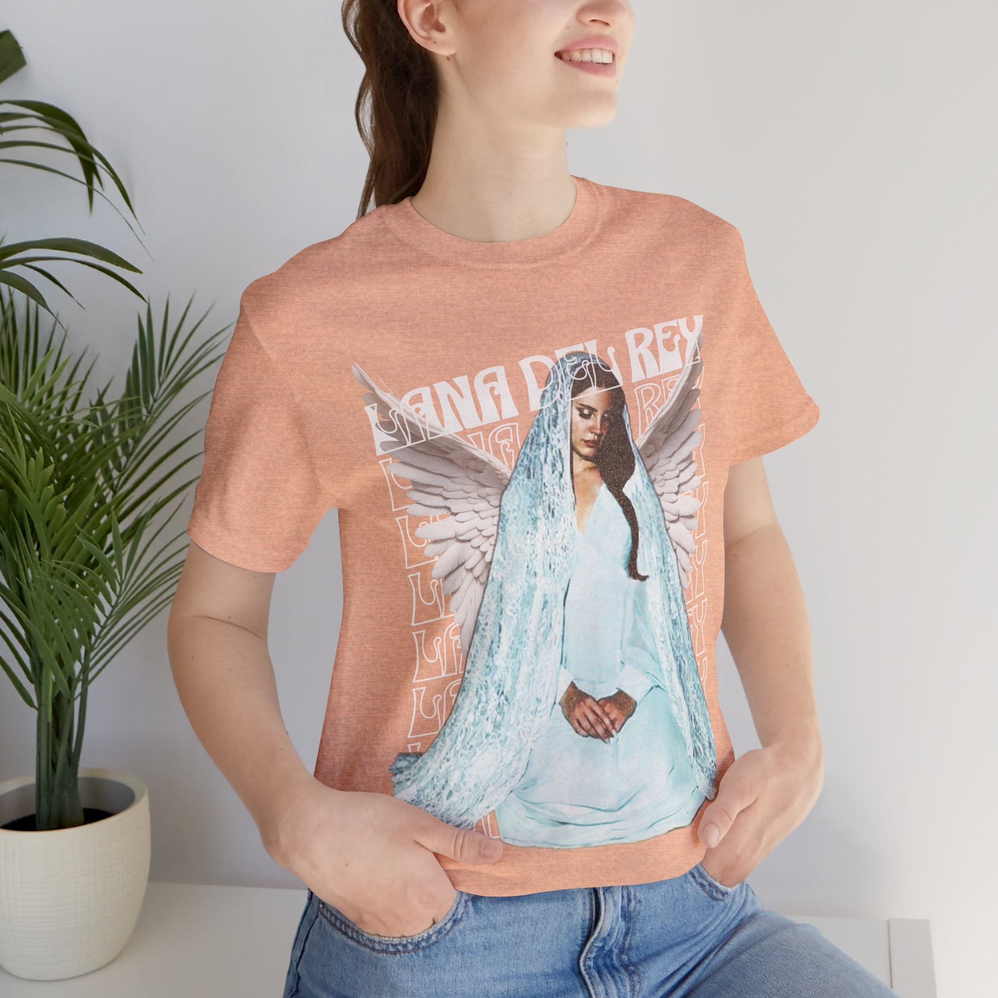 Lana Del Rey T-Shirt Heather Peach