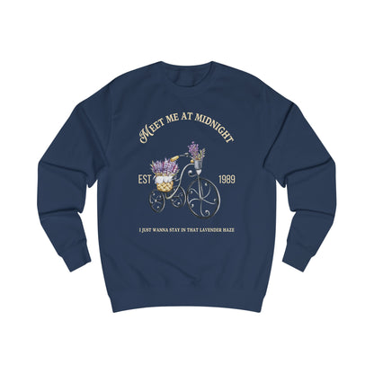 Taylor Swift Lavender Haze Sweatshirt Oxford Navy