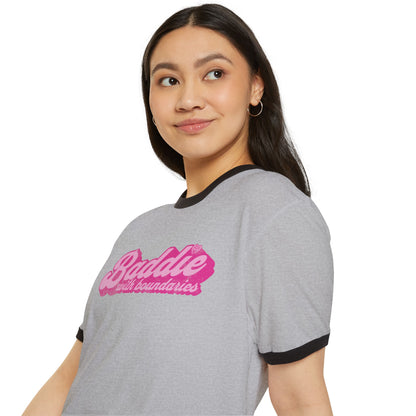 Baddie with Boundaries Ringer T-Shirt
