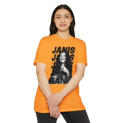 Janis Joplin T-shirt CVC Orange