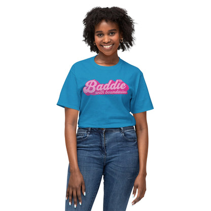 Baddie With Boundaries T-shirt Turquoise Heather