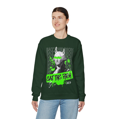 Eat the Rich Graffiti Sweatshirt