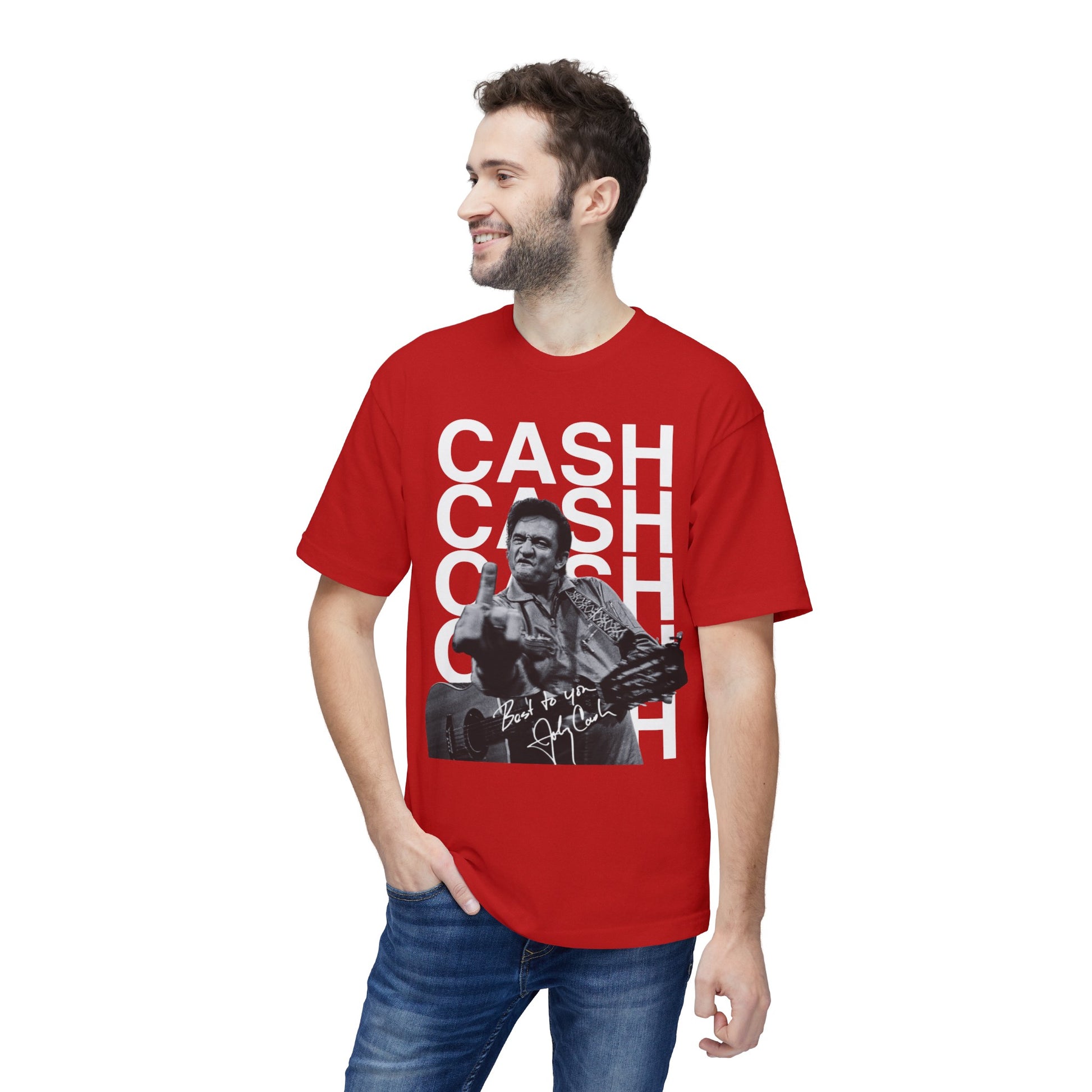 Johnny Cash T-shirt Red