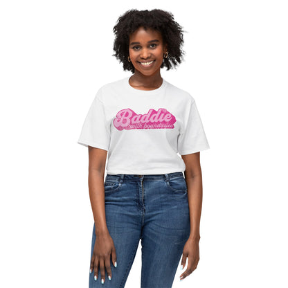 Baddie With Boundaries T-shirt White