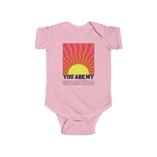 You are My Sunshine Infant Onesie Pink