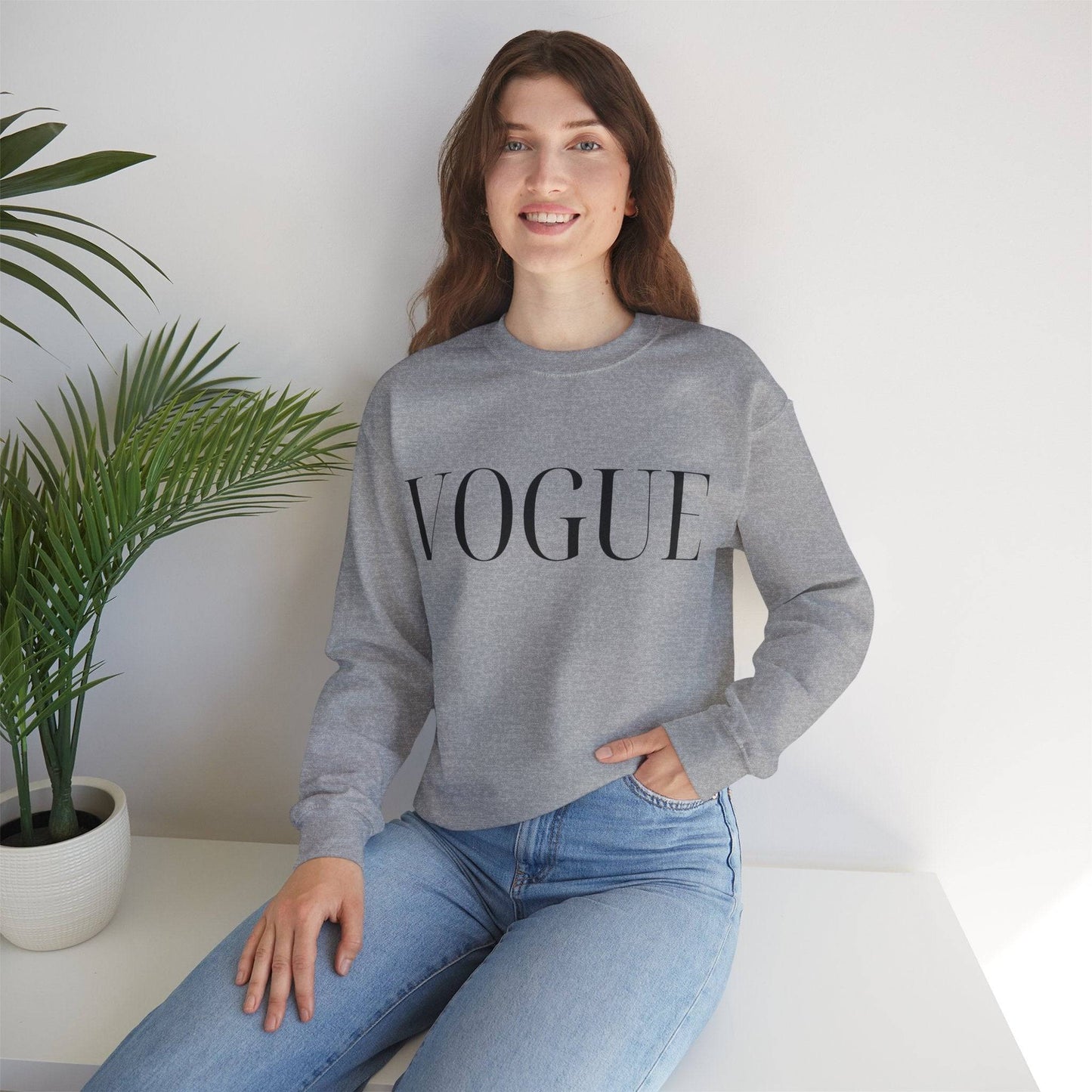 Vogue Crewneck Sweatshirt Sport Grey