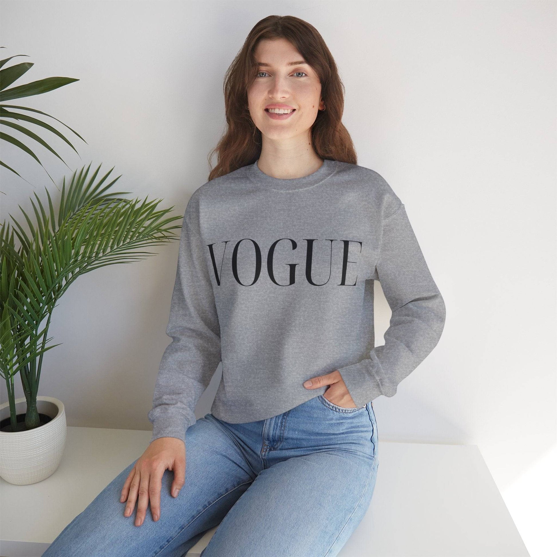 Vogue Crewneck Sweatshirt Sport Grey