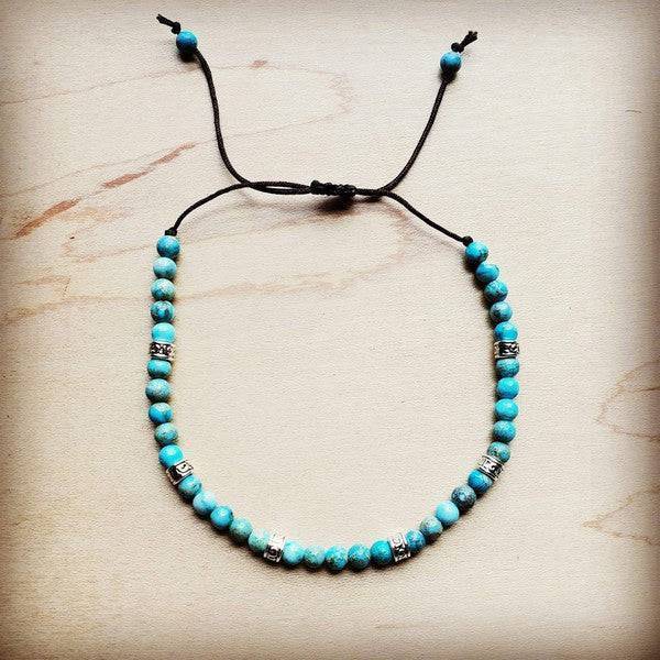 Jasper Stackable Bracelet blue 1