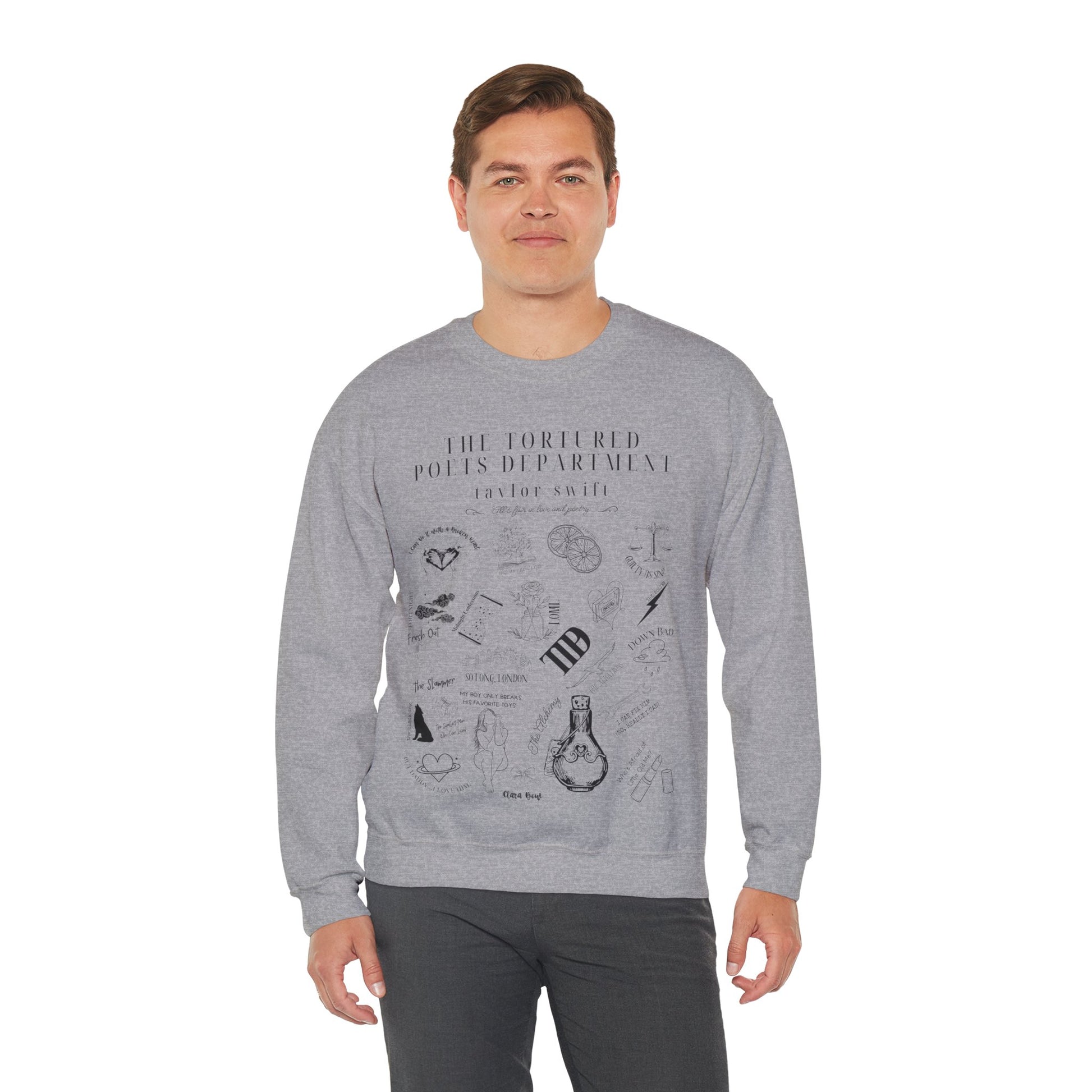 Taylor Swift TTPD Tracklist Sweatshirt