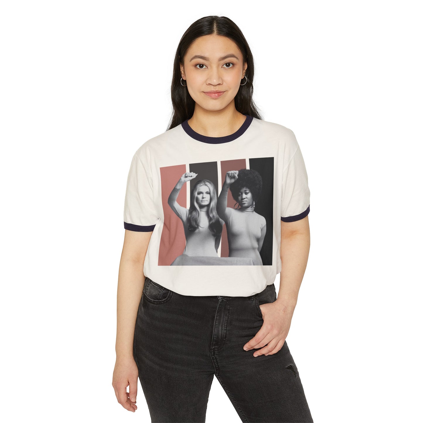 Feminist Icon Retro Ringer Tee