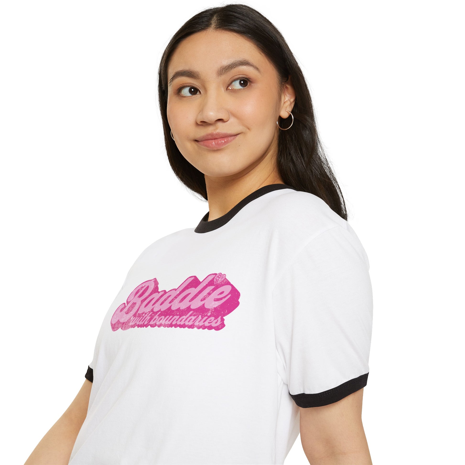 Baddie with Boundaries Ringer T-Shirt