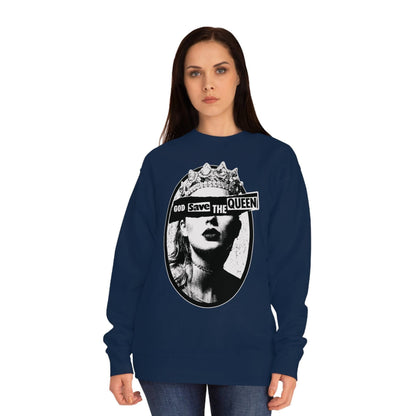 Taylor Swift | God Save The Queen | Unisex Sweatshirt Navy Blazer