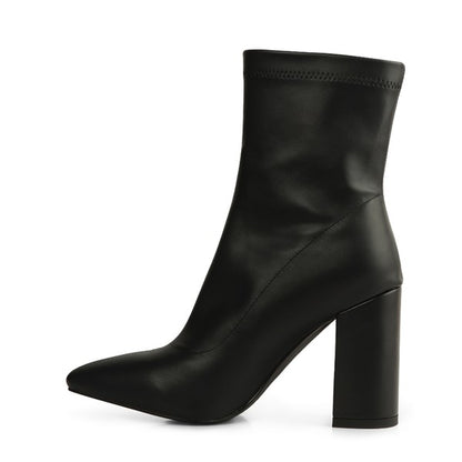 Valeria Pointed Toe Ankle Boots