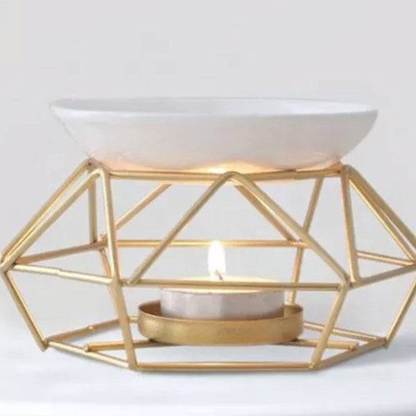 Geometrical Wax Warmer White 1 OS