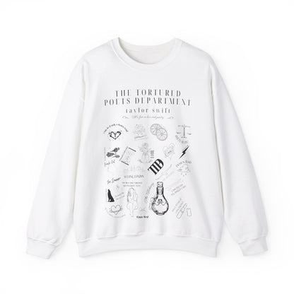 Taylor Swift TTPD Tracklist Sweatshirt