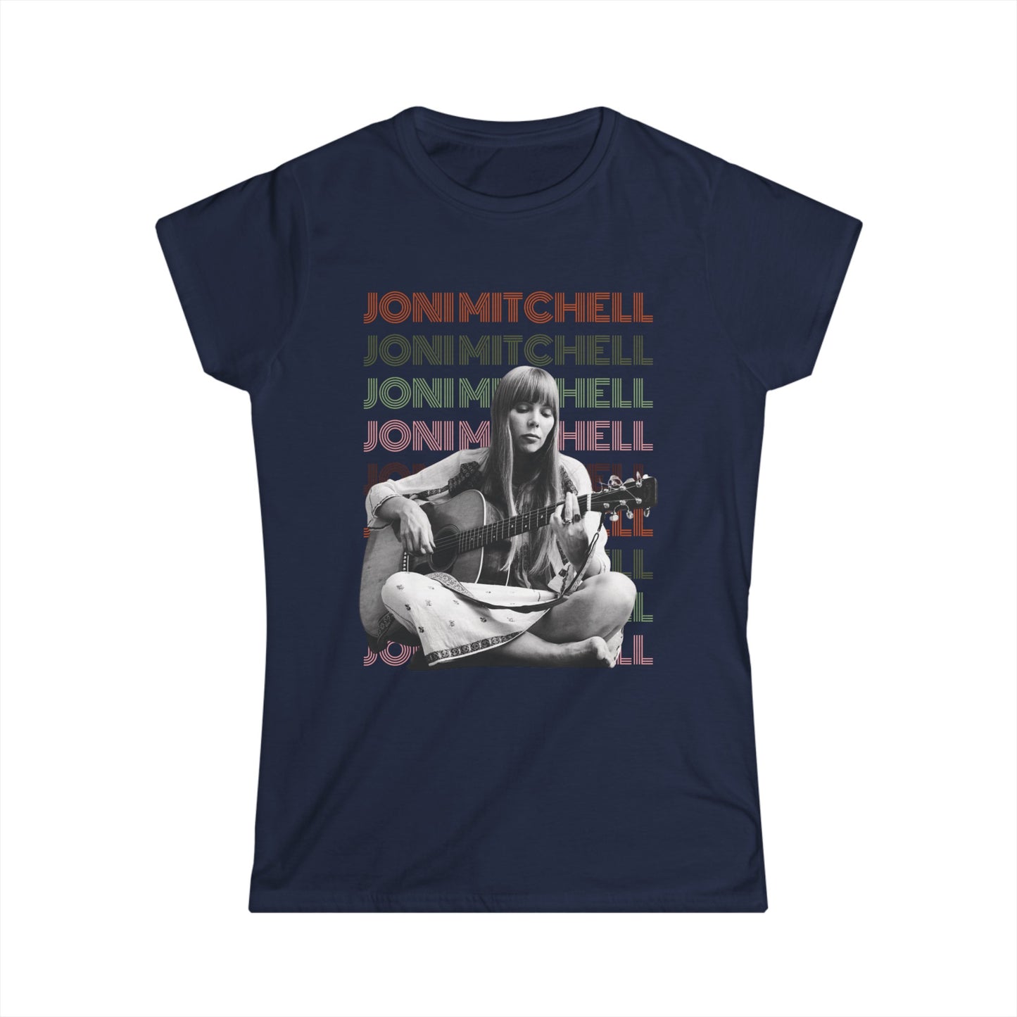 Joni Mitchell T-Shirt Navy