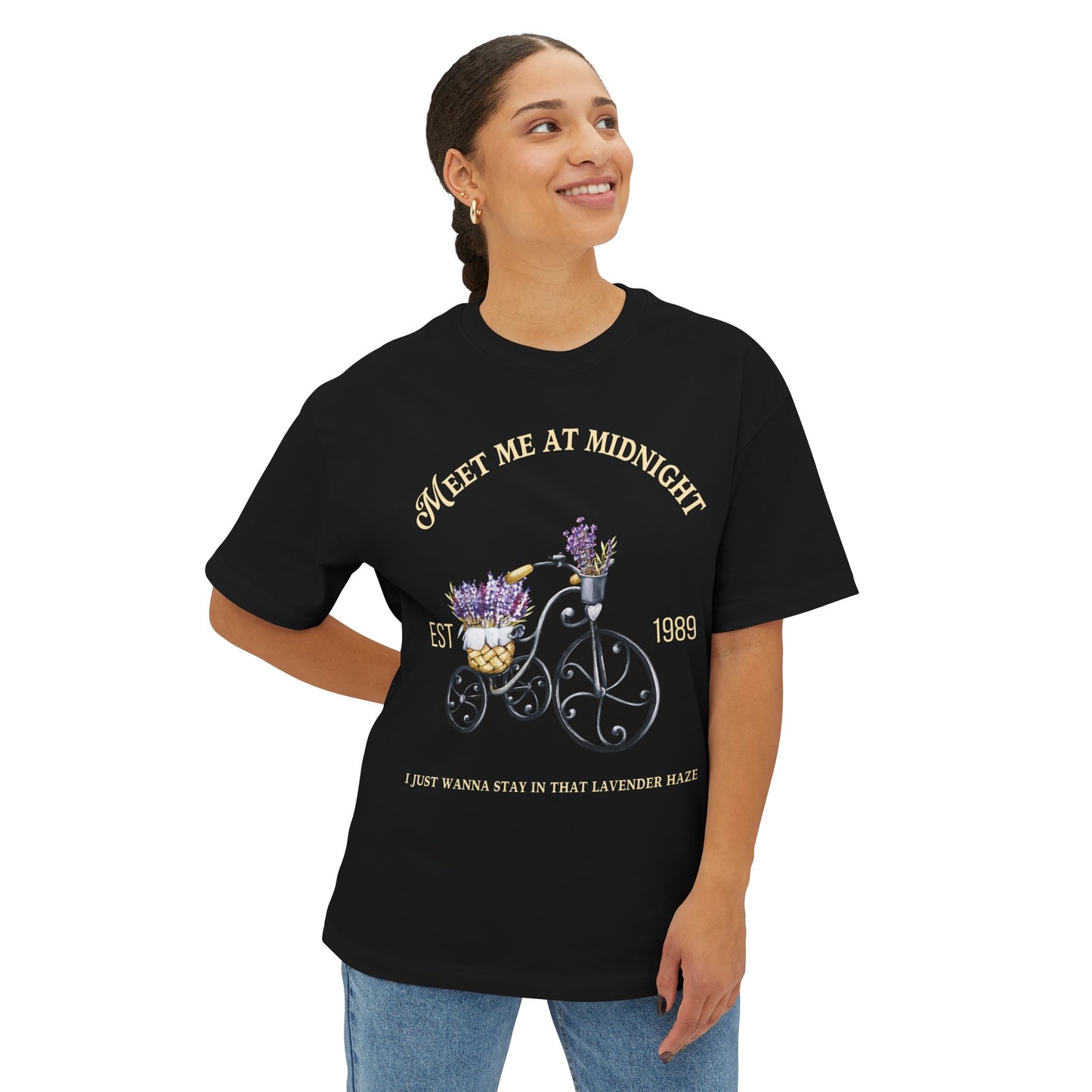 Taylor Swift Lavender Haze T-Shirt Black