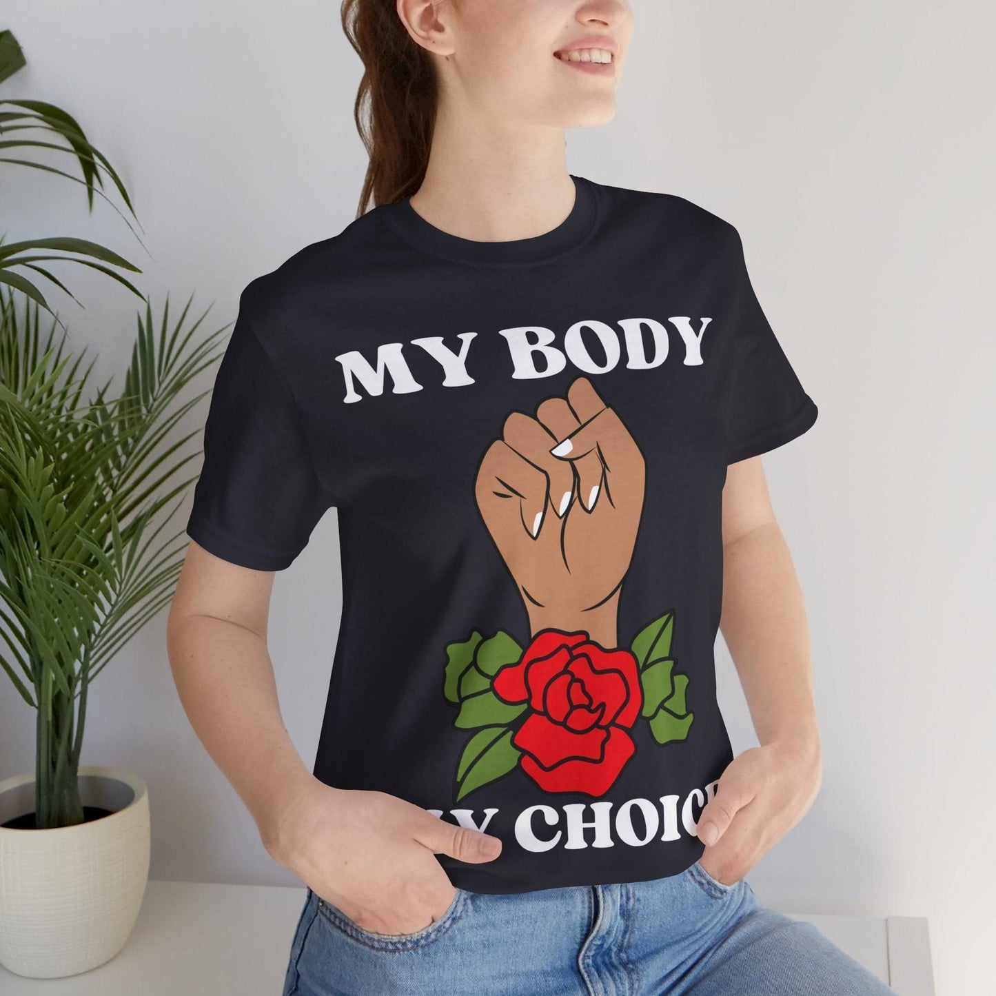 My Body, My Choice T-Shirt Dark Grey