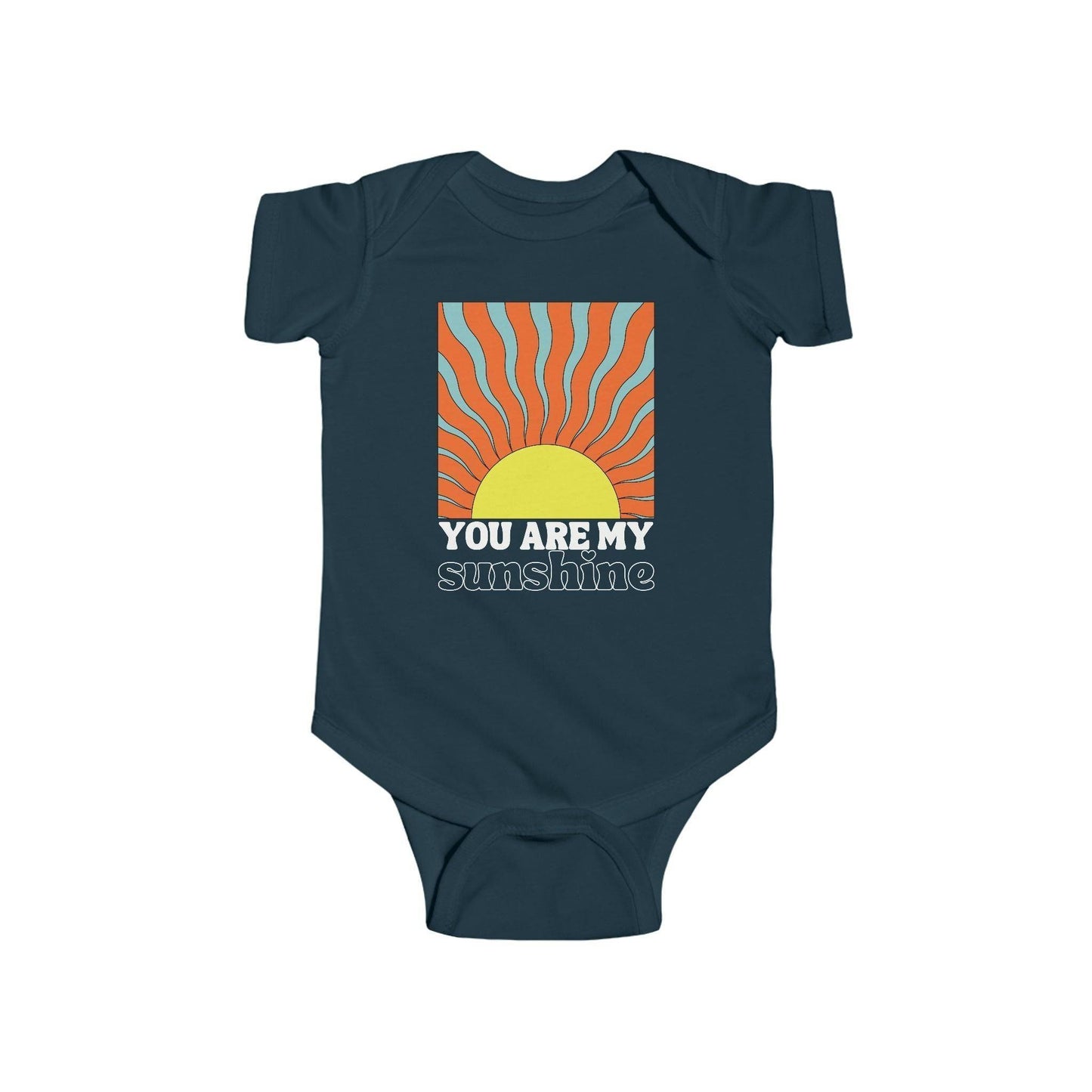You are My Sunshine Infant Onesie Navy