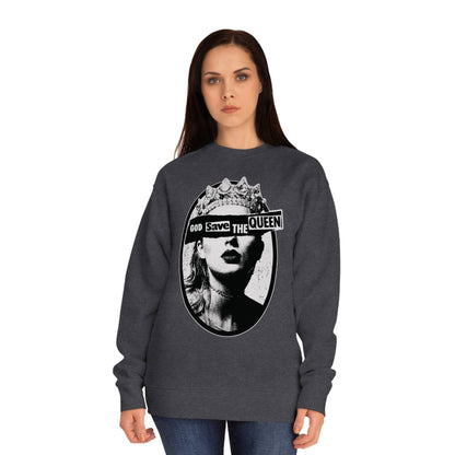 Taylor Swift | God Save The Queen | Unisex Sweatshirt Charcoal Heather