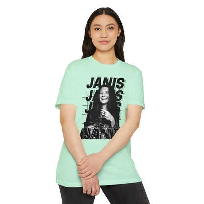 Janis Joplin T-shirt CVC Mint