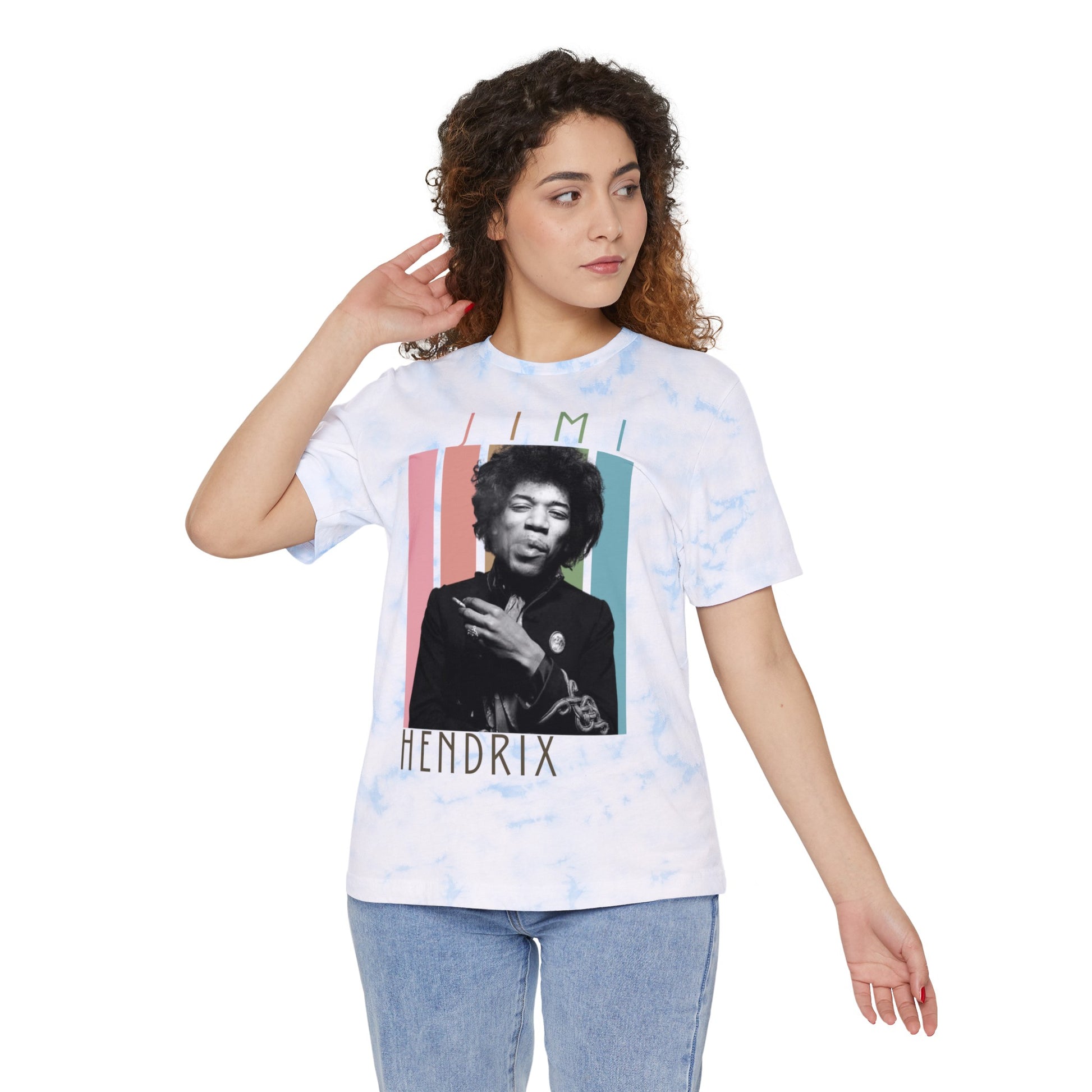 Purple Haze Jimi Hendrix Tie-Dye Tee