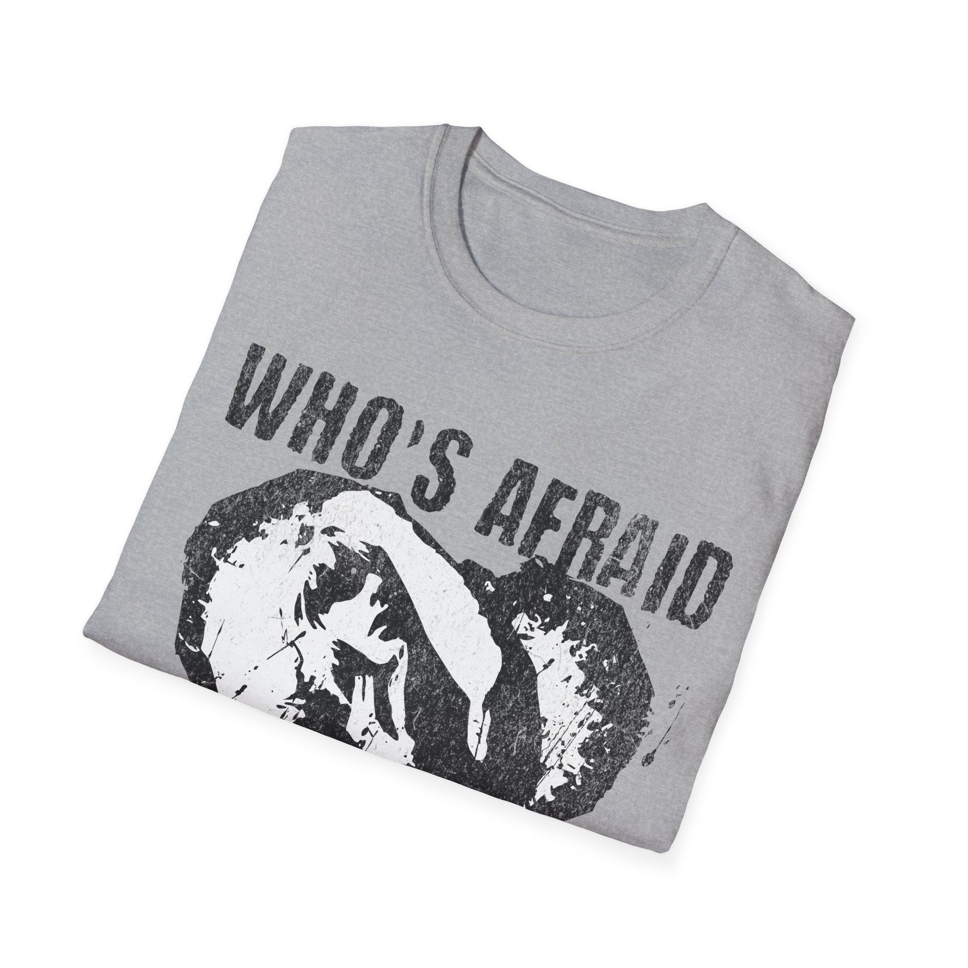 Who's Afraid of Little Old Me? T-Shirt Sport Grey