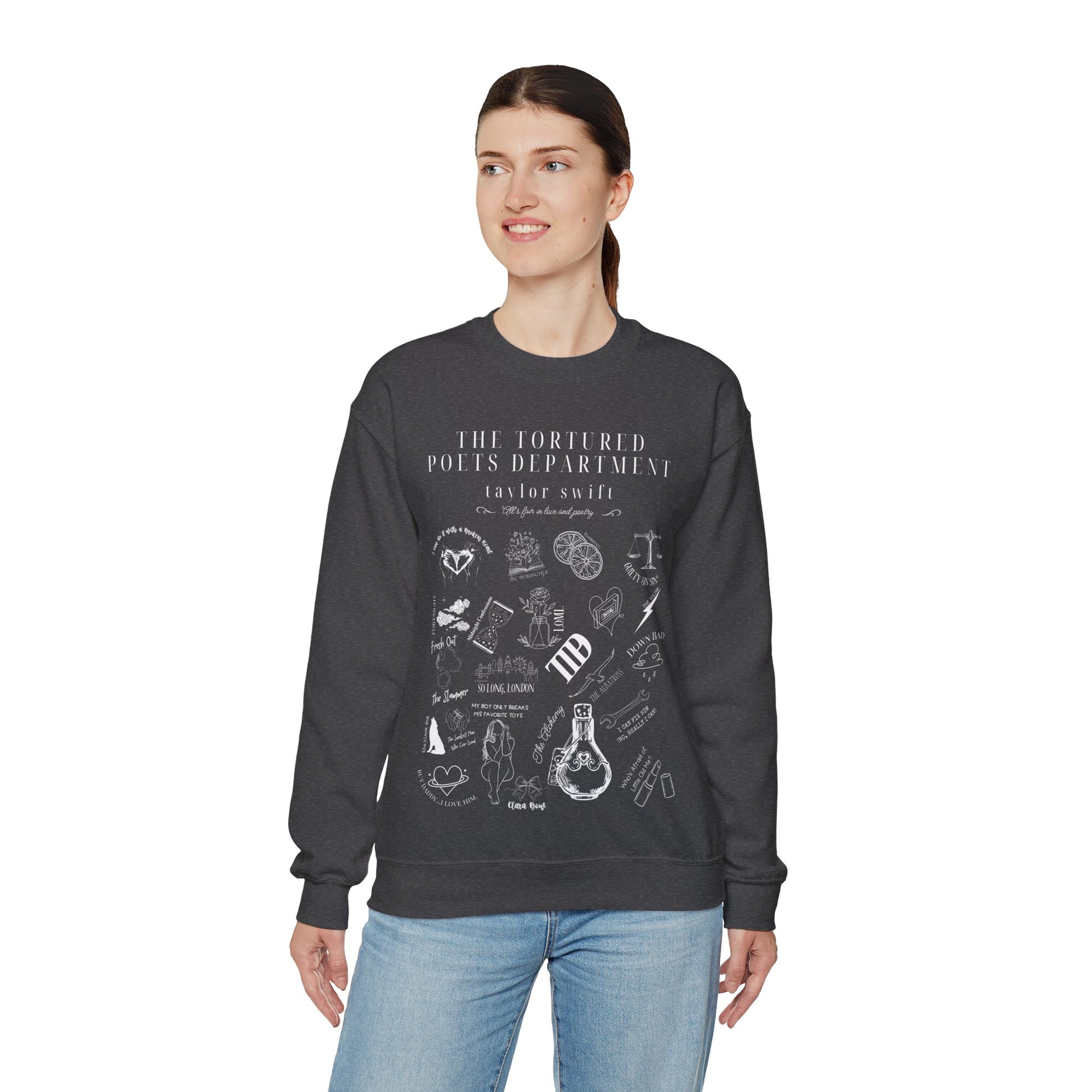 Taylor Swift TTPD Tracklist Sweatshirt