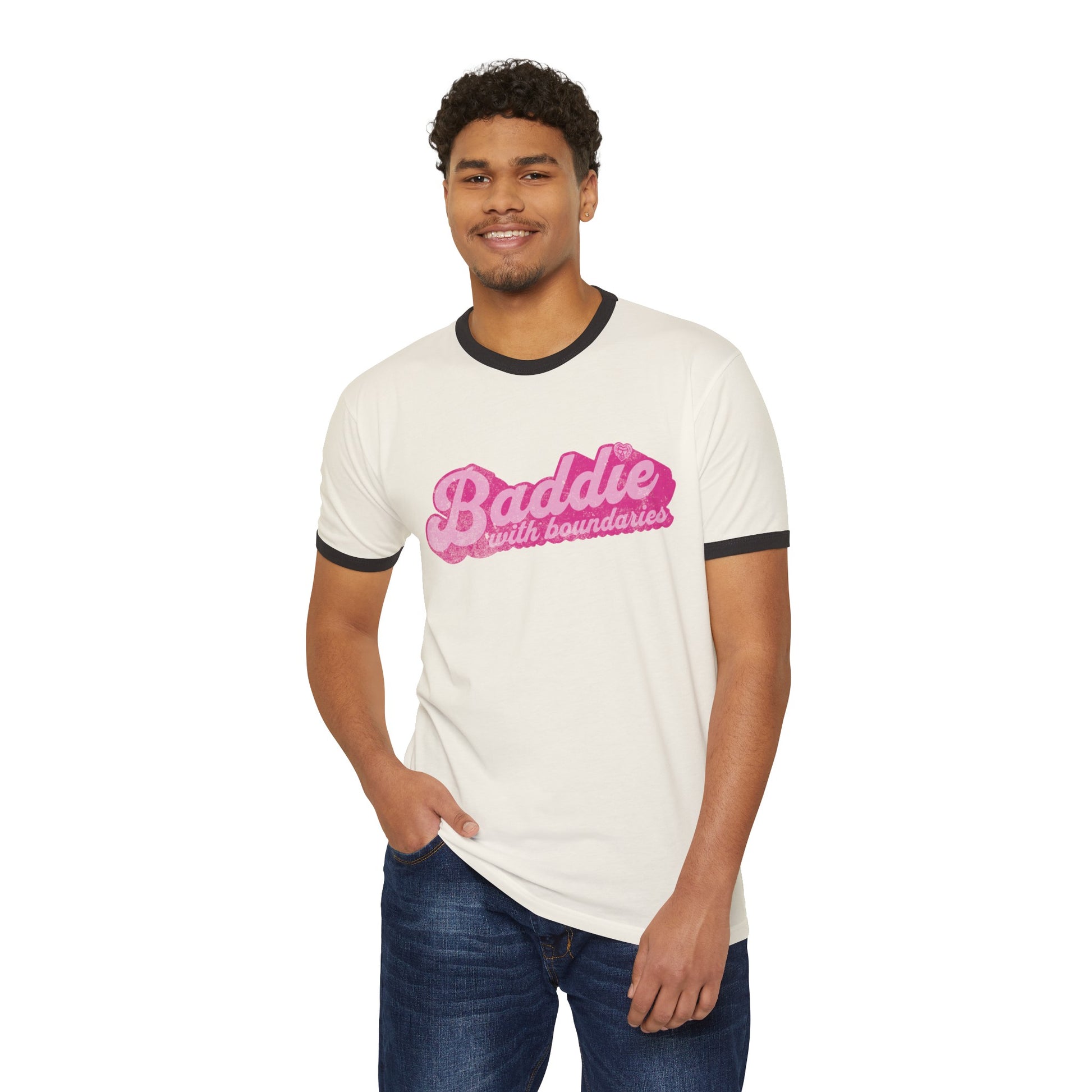 Baddie with Boundaries Ringer T-Shirt