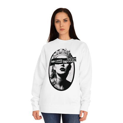 Taylor Swift | God Save The Queen | Unisex Sweatshirt White