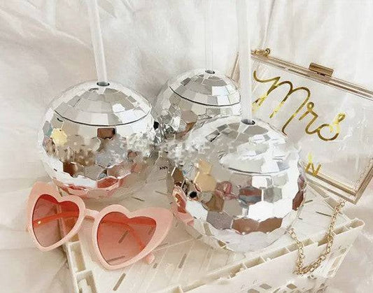 Disco Ball Cup Silver One Size