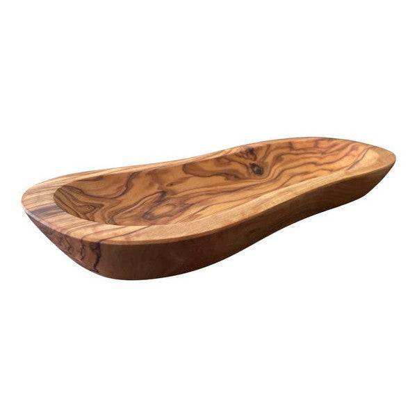 Choixe Mediterranean Olive Wood Serving Bowl As shown One Size