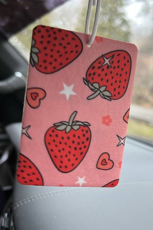 Strawberry Air Freshener One Size