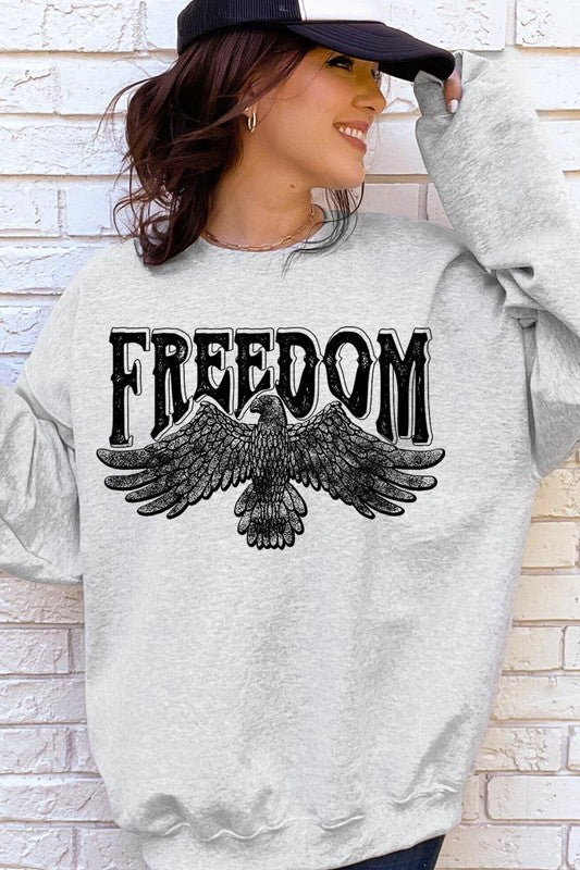 Freedom Eagle Sweatshirt ASH