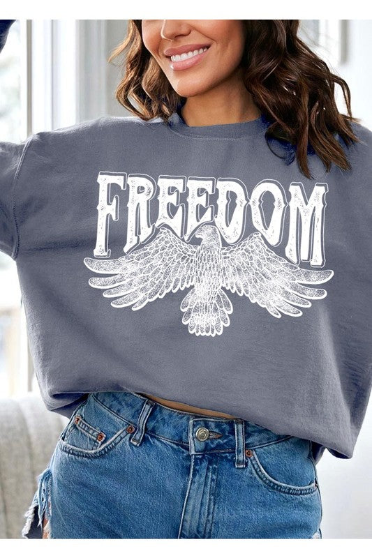 Freedom Eagle Sweatshirt CHARCOAL