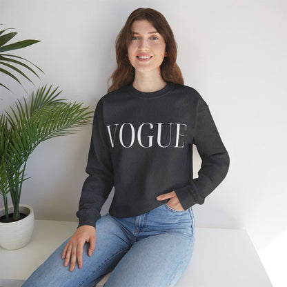 Vogue Crewneck Sweatshirt Dark Heather