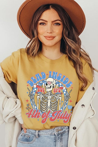 Dead Inside T-Shirts MUSTARD