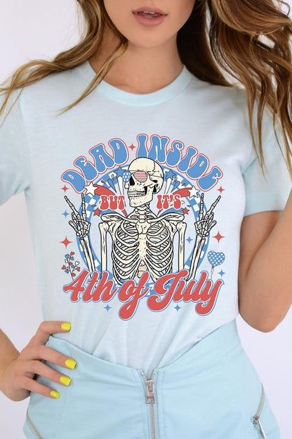 Dead Inside T-Shirts ICE BLUE