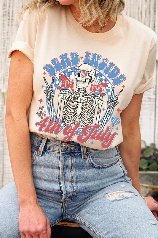 Dead Inside T-Shirts CREAM
