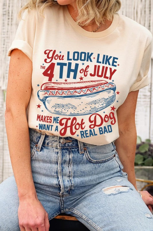 You Look Like The 4th of July T-Shirt CREAM